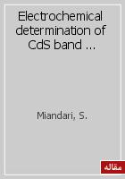 Electrochemical determination of CdS band edges and semiconducting parameters
