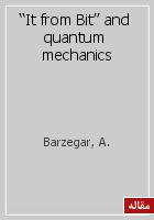 “It from Bit” and quantum mechanics